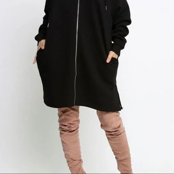 Unisex Long Hoodie - Picture 2 of 3